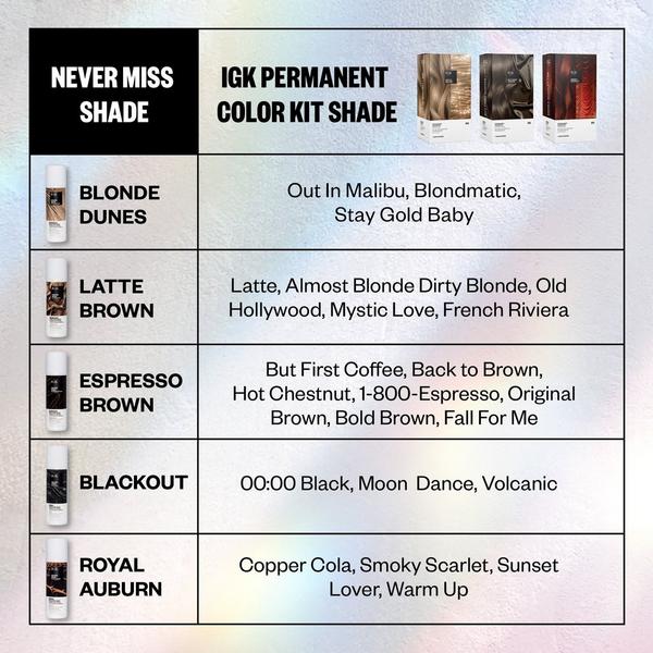 IGK NEVER MISS Root and Scalp Touch-Up Spray #7