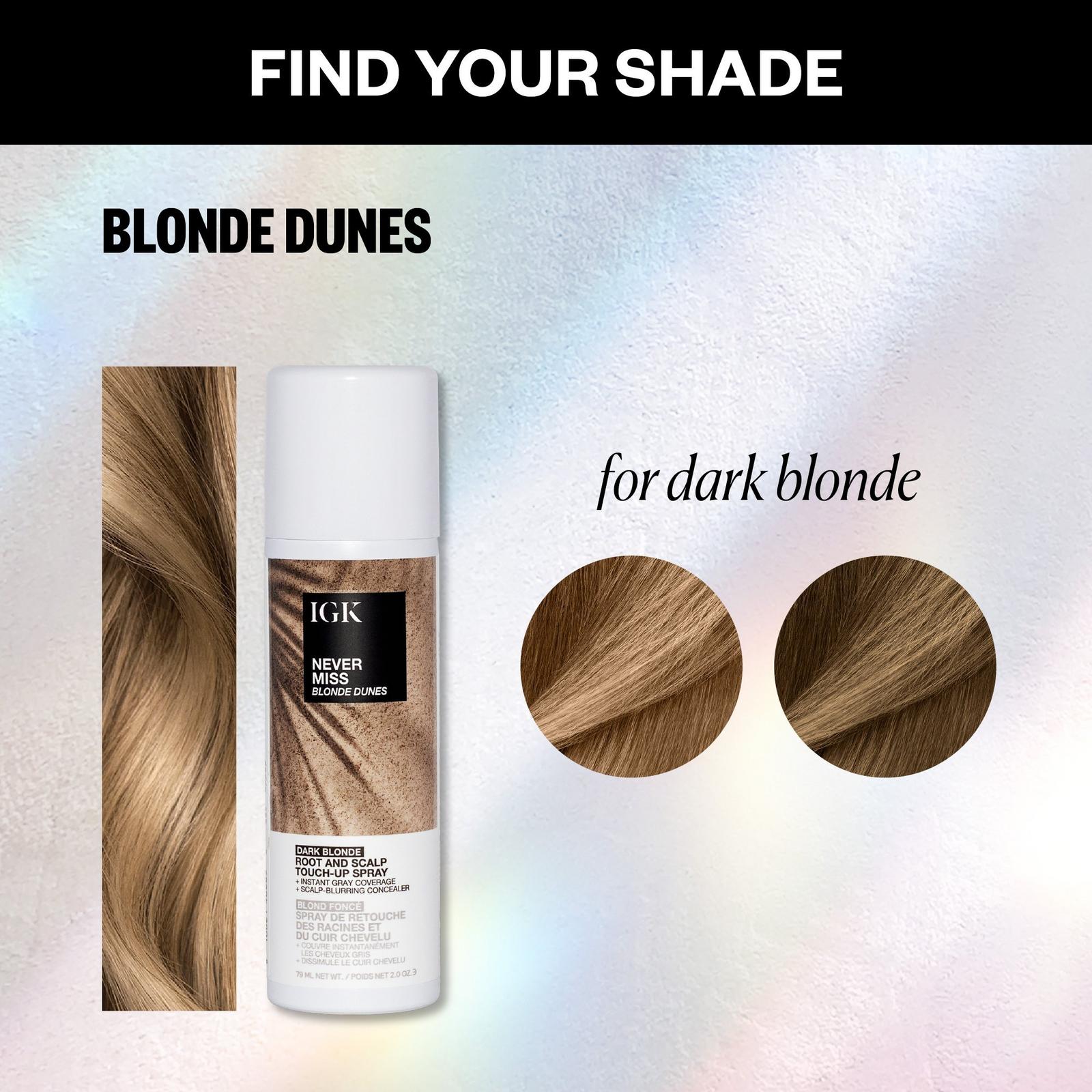 NEVER MISS Root and Scalp Touch-Up Spray - Blonde Dunes