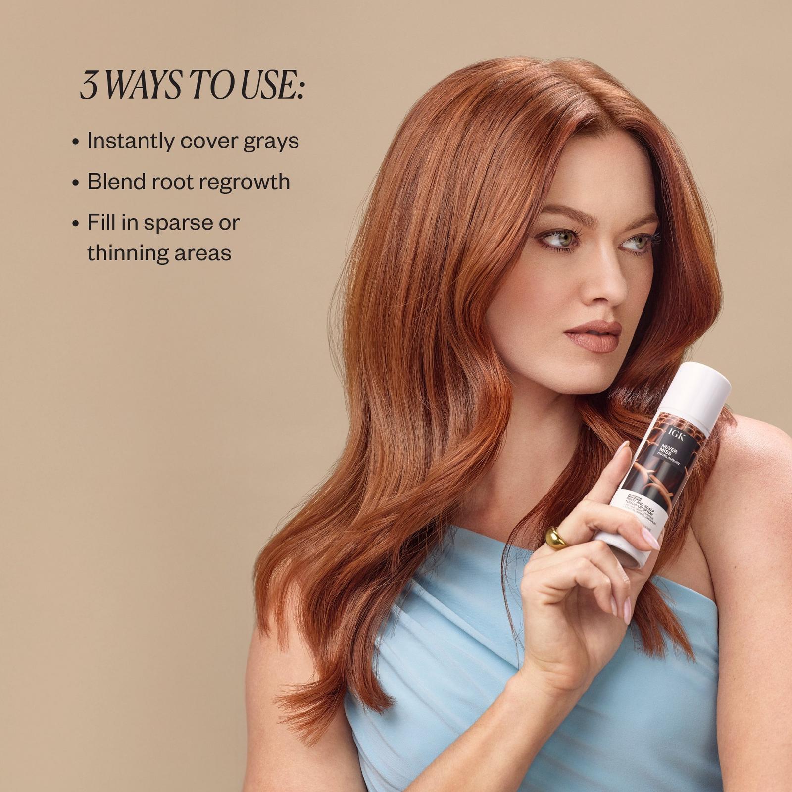 NEVER MISS Root and Scalp Touch-Up Spray - Blonde Dunes