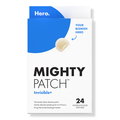 24 ct Mighty Patch Invisible+ Daytime Hydrocolloid Acne Pimple Patches - Hero Cosmetics | Ulta Beauty