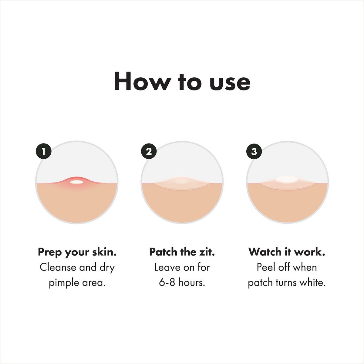 Mighty Patch Invisible+ Daytime Hydrocolloid Acne Pimple Patches - 24 ct