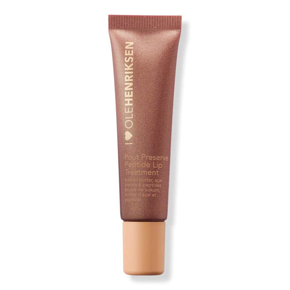 Olehenriksen Pout Preserve Hydrating Peptide Lip Treatment - Cocoa Creme Glimmer