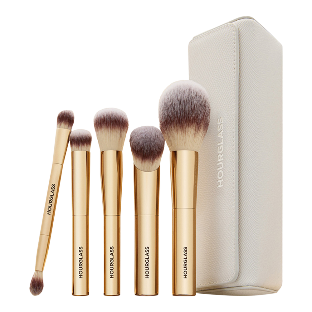 Hourglass Face And Eye Travel Brush Set