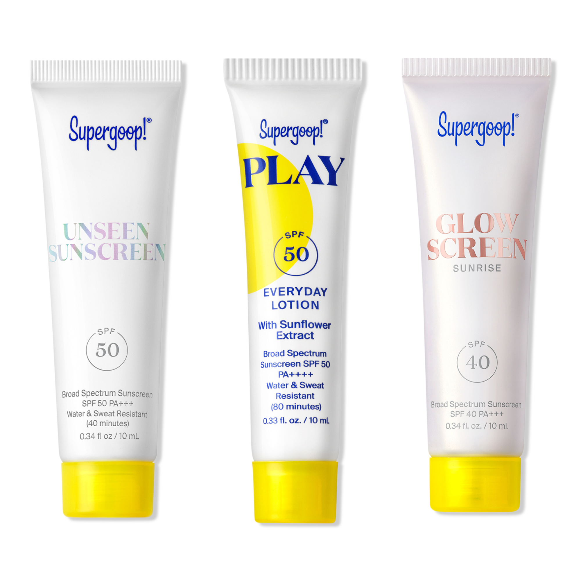 Supergoop! Free Diamond & Platinum Exclusive 3 Piece Gift with $30 brand shipped purchase #1