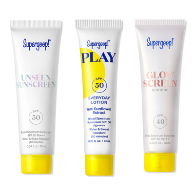 Supergoop! Free Diamond & Platinum Exclusive 3 Piece Gift with $30 brand shipped purchase