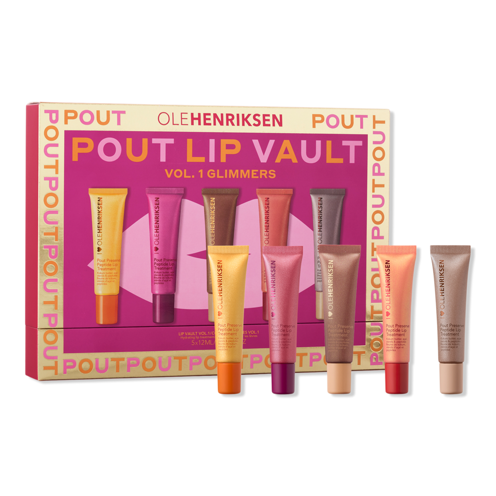 Olehenriksen Pout Preserve Peptide Lip Treatment Glimmer Vault Vol. 1