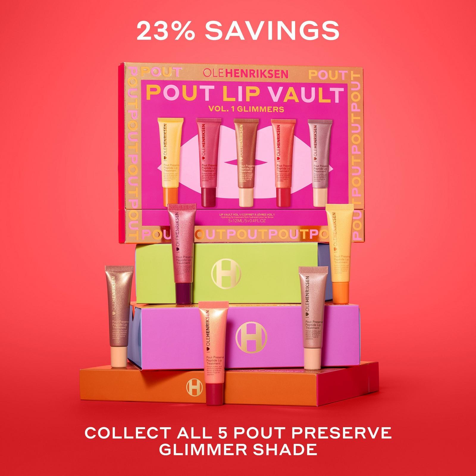 Pout Preserve Peptide Lip Treatment Glimmer Vault Vol. 1