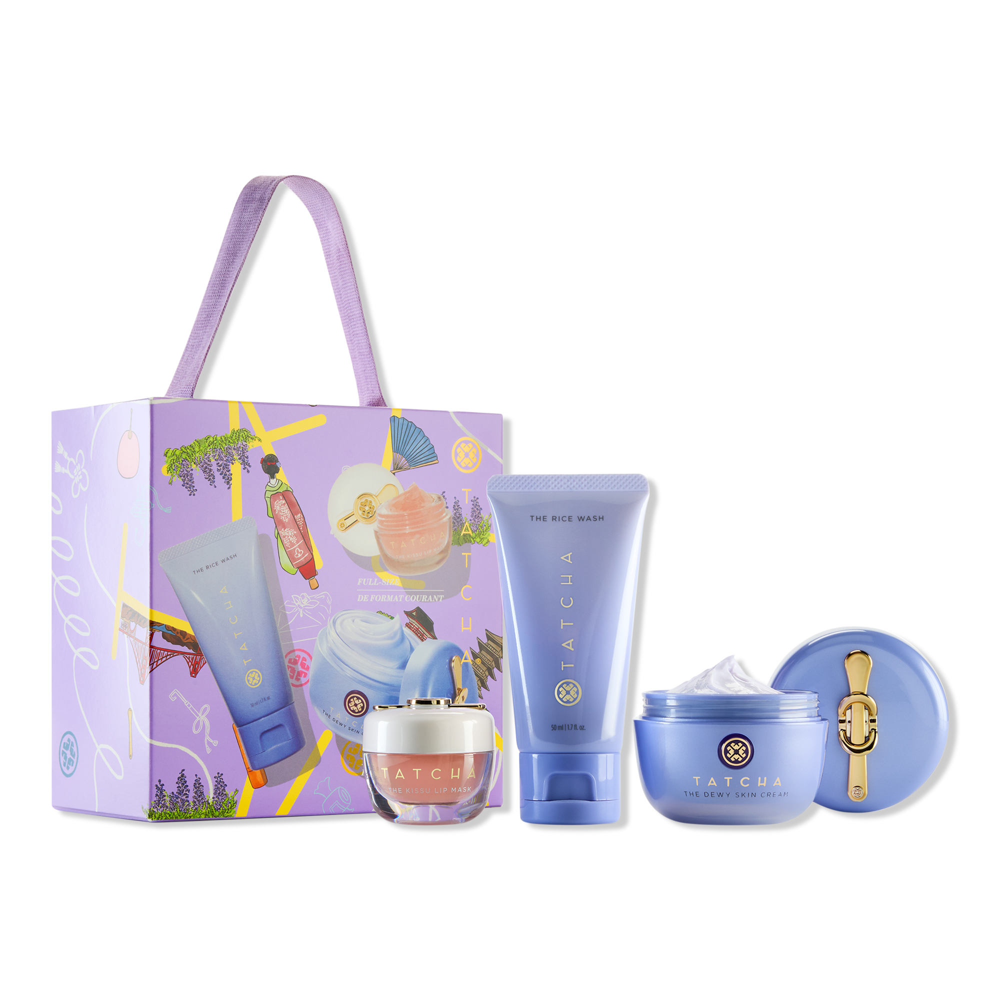 TATCHA Dewy Skin, Plump Lips Set #1
