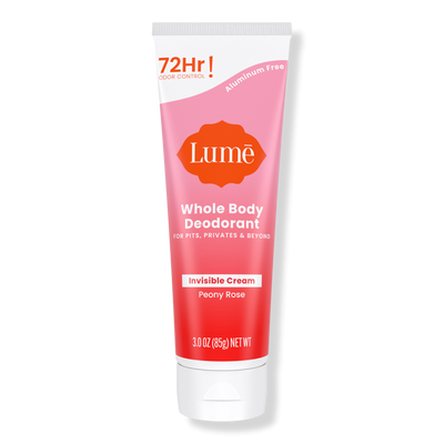 Lume Whole Body Deodorant Invisible Cream Tube