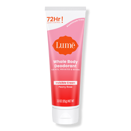 Lume Whole Body Deodorant Invisible Cream Tube