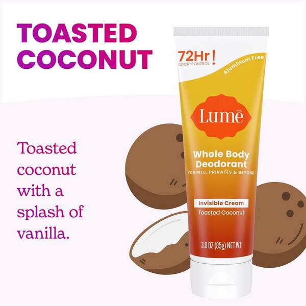 Lume Whole Body Deodorant Invisible Cream Tube #2
