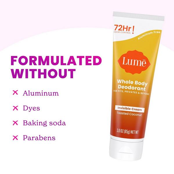 Lume Whole Body Deodorant Invisible Cream Tube #4