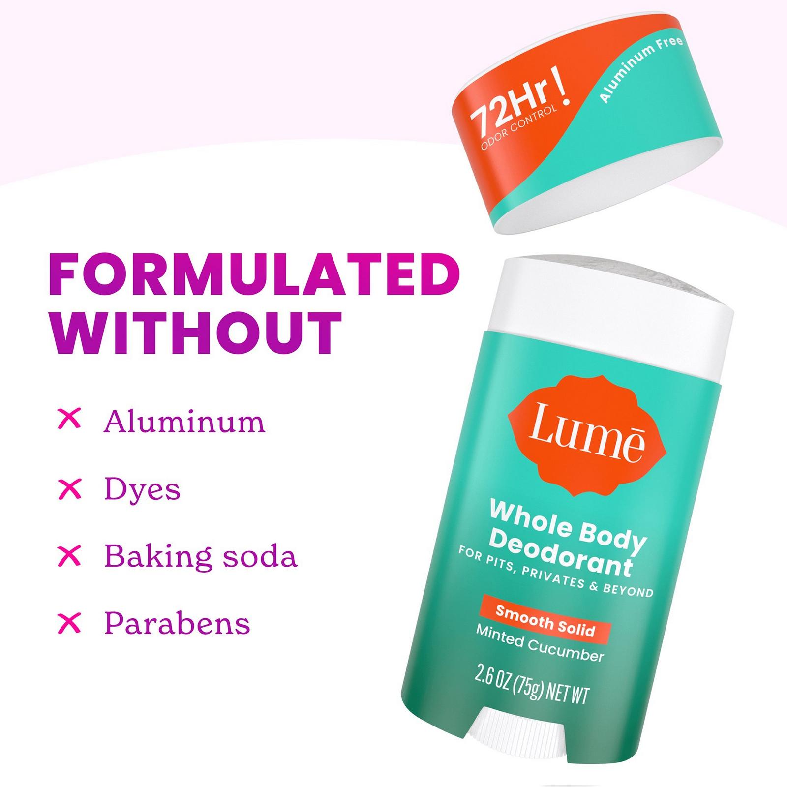 Whole Body Deodorant Smooth Solid - Minted Cucumber