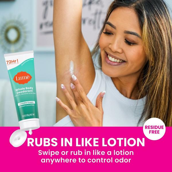 Lume Whole Body Deodorant Invisible Cream Tube #6