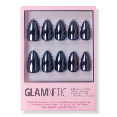 Glamnetic Black Metal Press-On Nails