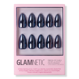 Glamnetic Black Metal Press-On Nails