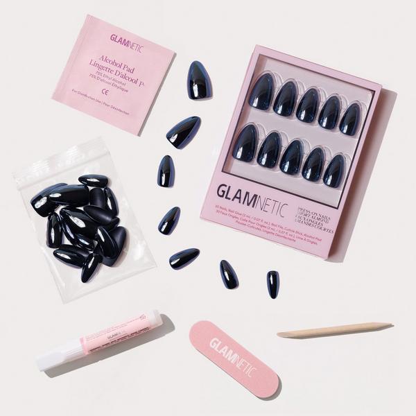 Glamnetic Black Metal Press-On Nails #2