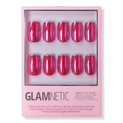 Glamnetic Pink Alloy Press-On Nails