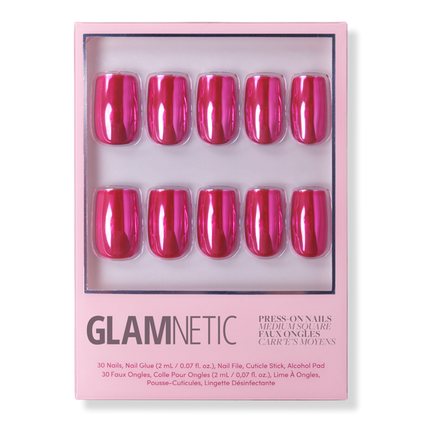 Glamnetic Pink Alloy Press-On Nails #1