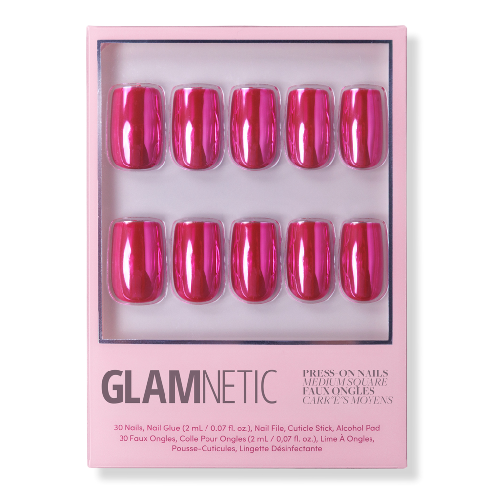 Glamnetic Pink Alloy Press-on Nails