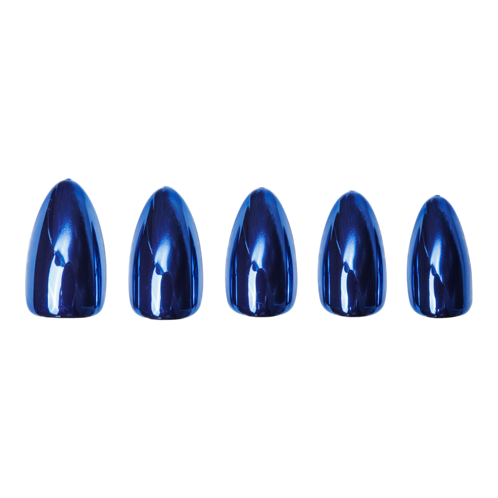 Blue Steel Press-On Nails