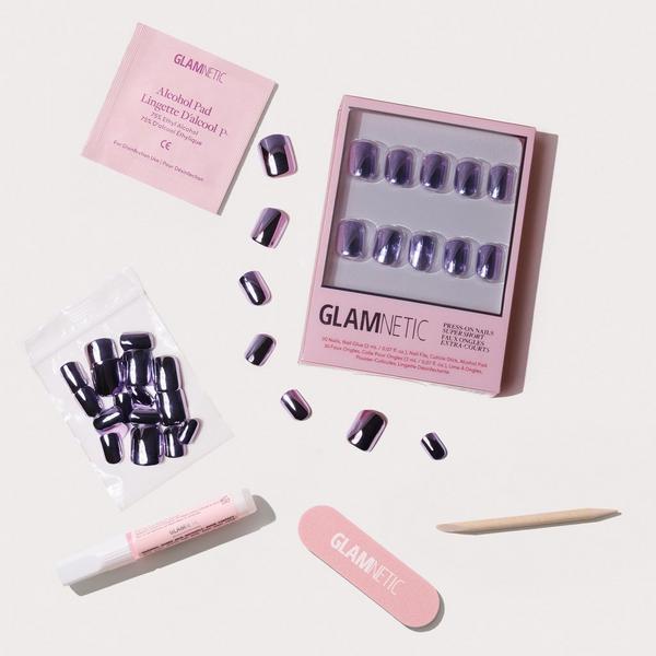 Glamnetic Lilac Steel Press-On Nails #2