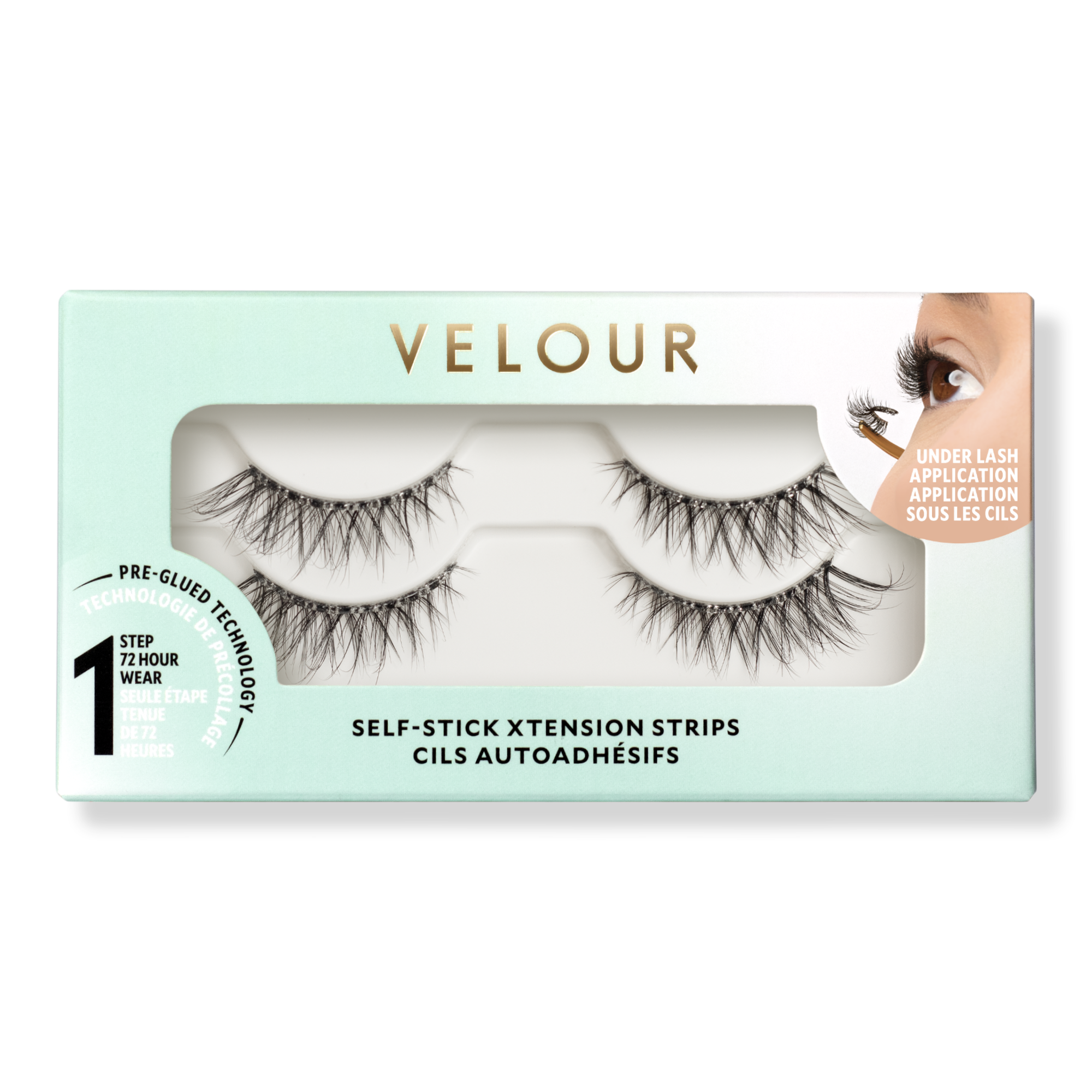 Velour Lashes Self-Stick Xtension Strips #1