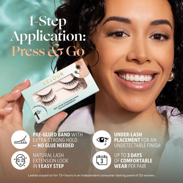 Velour Lashes Self-Stick Xtension Strips #6