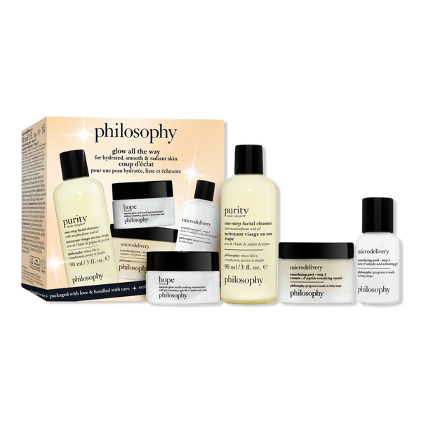Philosophy Glow All The Way For Hydrated, Smooth & Radiant Skin Set #1