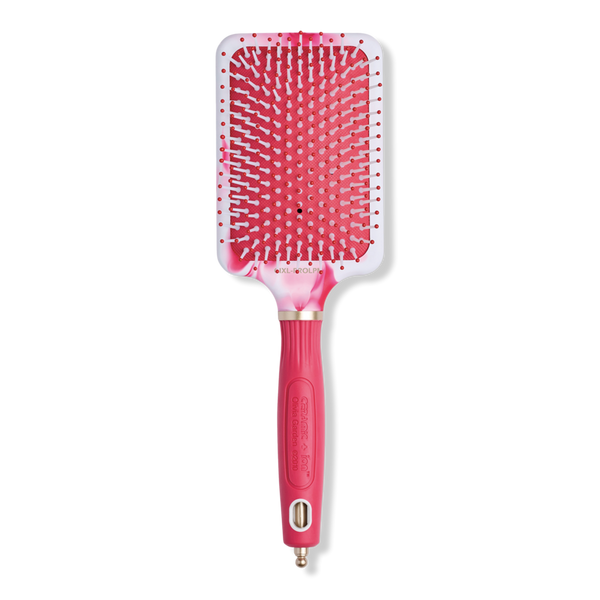 Olivia Garden Ceramic + Ion Pink Marble Anti-Static Cushioned Paddle Brush #1
