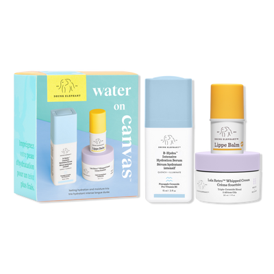 Drunk Elephant Water on Canvas Travel-Size Kit