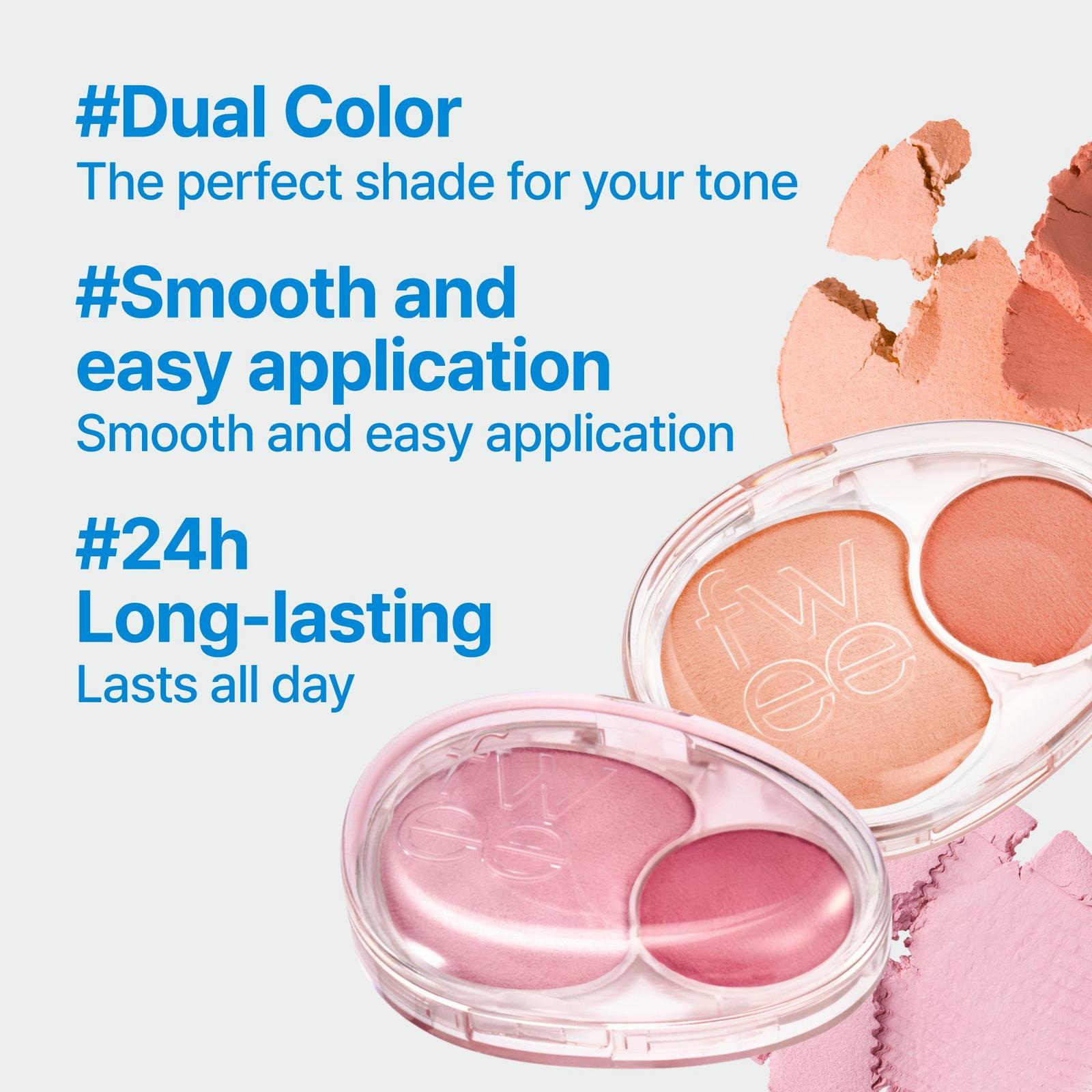 Mellow Dual Blush - RS01 ROSY TALK