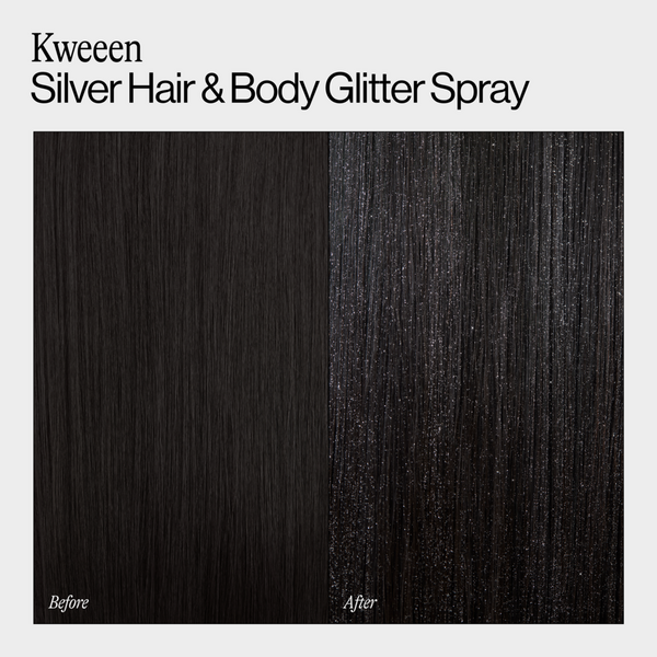 Eva Nyc Kweeen Silver Glitter Hair & Body Duo Set #5