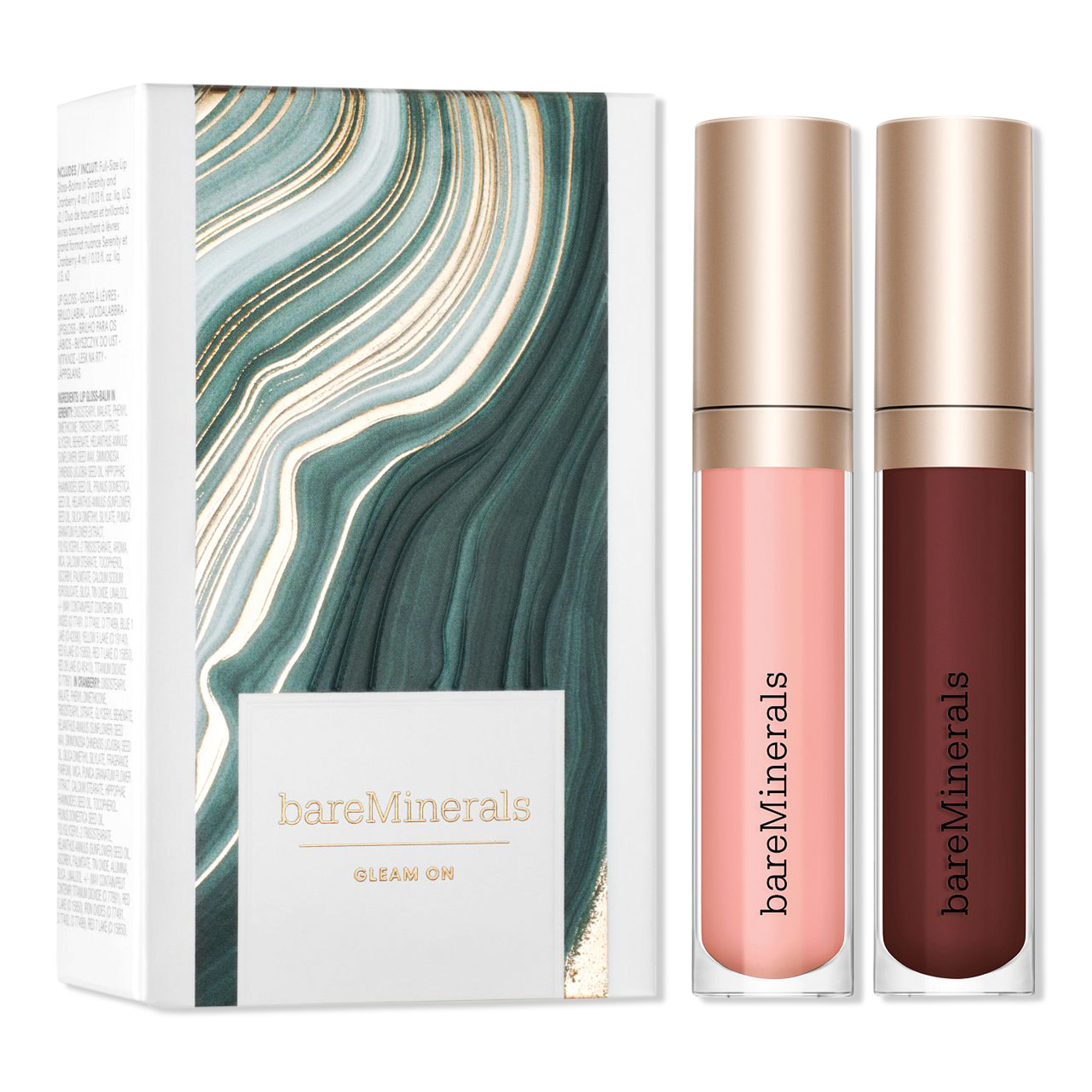 bareMinerals Gleam On Lip Gloss-Balm Duo #1