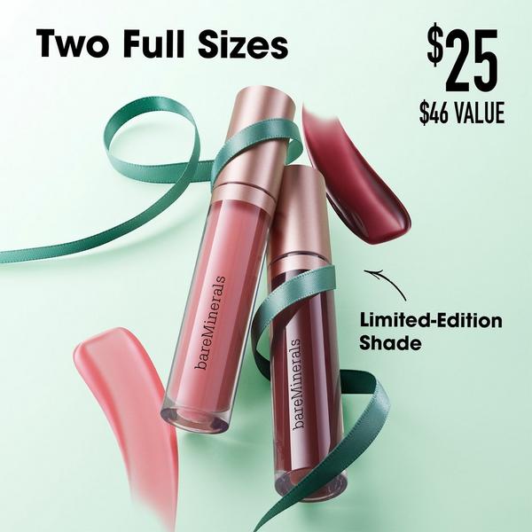 bareMinerals Gleam On Lip Gloss-Balm Duo #4