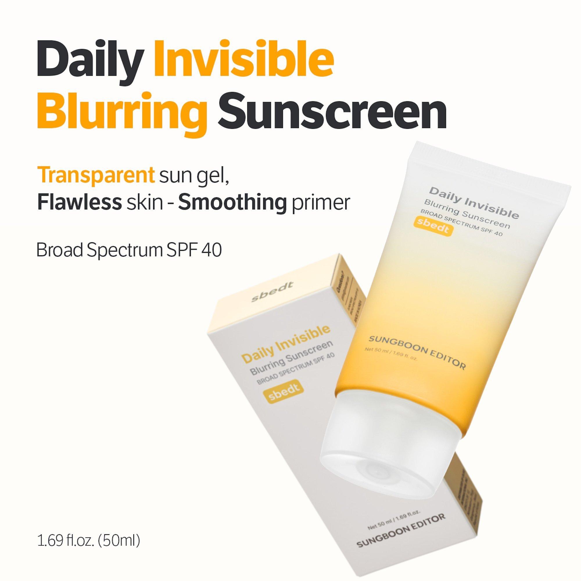 Ежедневный невидимый солнцезащитный крем Sungboon Editor SPF 40 — фото 3