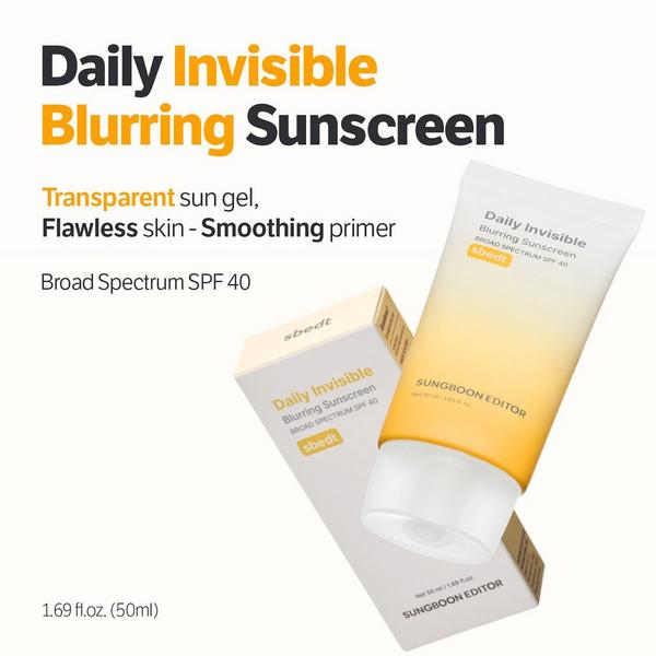 SUNGBOON EDITOR Daily Invisible Blurring Sunscreen SPF 40 #3