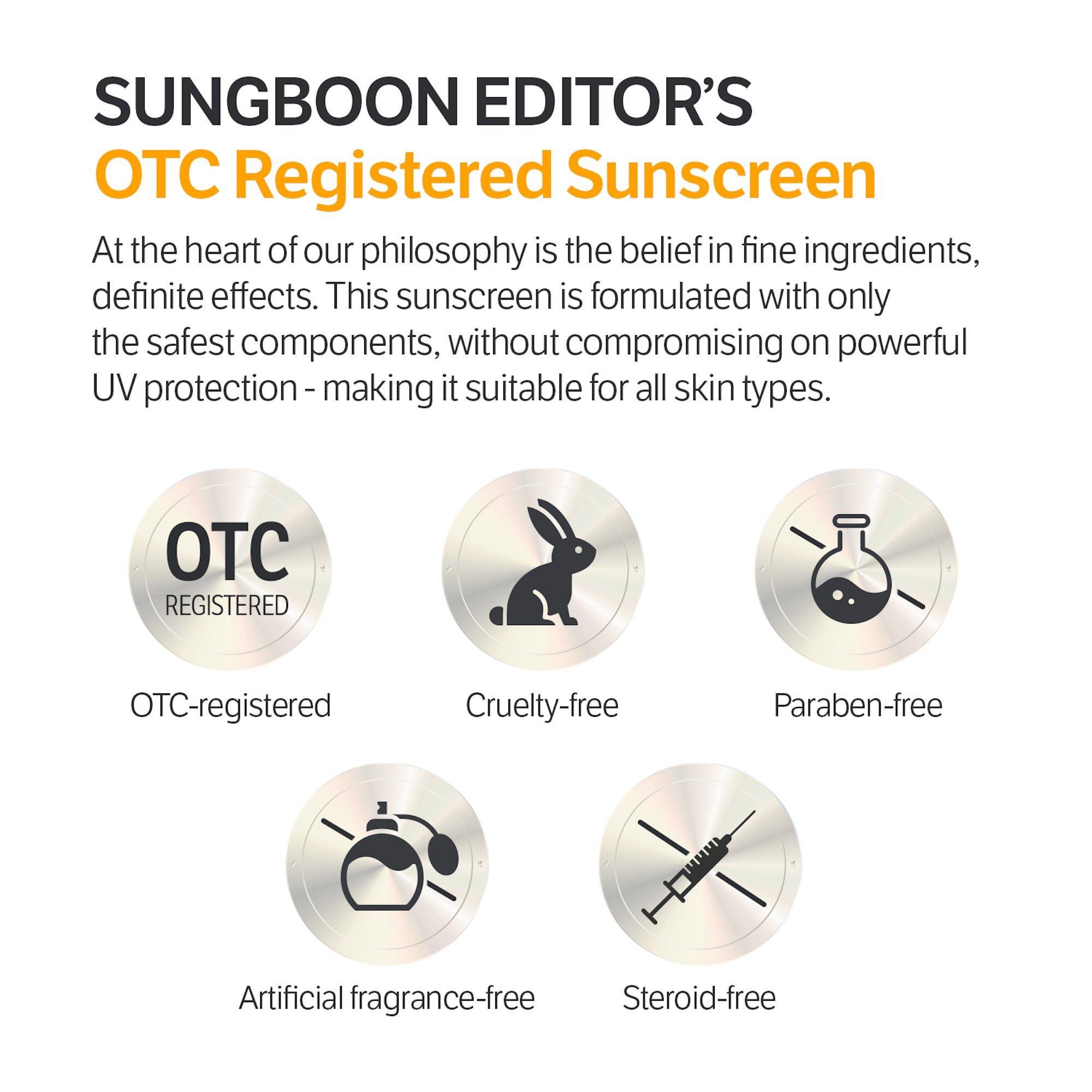 Ежедневный невидимый солнцезащитный крем Sungboon Editor SPF 40 — фото 7