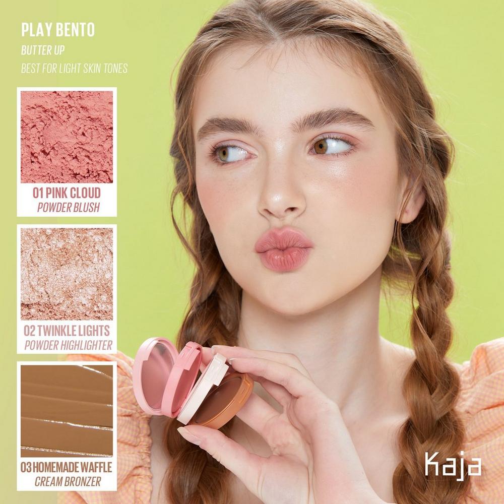 Play Bento Cream Bronzer, Powder Blush & Highlighter Trio - Butter Up