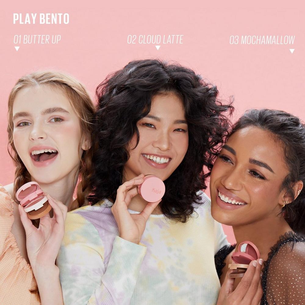 Play Bento Cream Bronzer, Powder Blush & Highlighter Trio - Butter Up