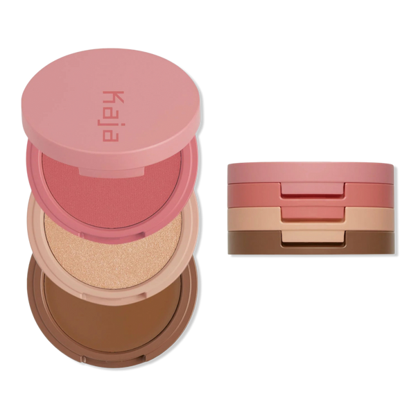 Kaja Play Bento Cream Bronzer, Powder Blush & Highlighter Trio #1