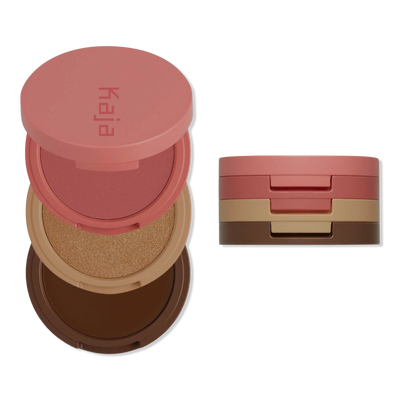 Kaja Play Bento Cream Bronzer, Powder Blush & Highlighter Trio