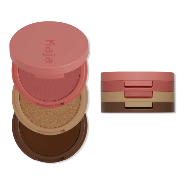 Kaja Play Bento Cream Bronzer, Powder Blush & Highlighter Trio #1
