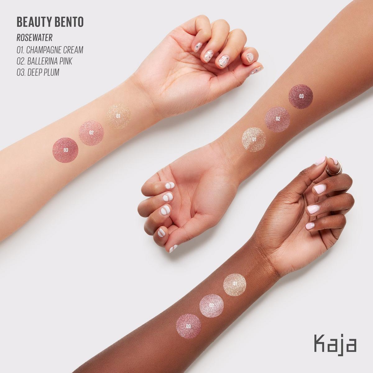 Beauty Bento Stacked Eyeshadow Trio - Rosewater