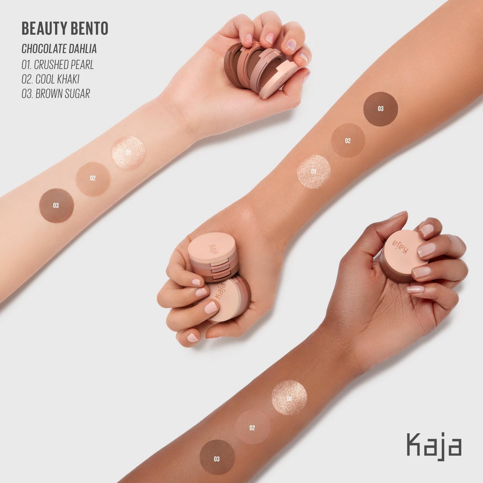Beauty Bento Stacked Eyeshadow Trio - Chocolate Dahlia