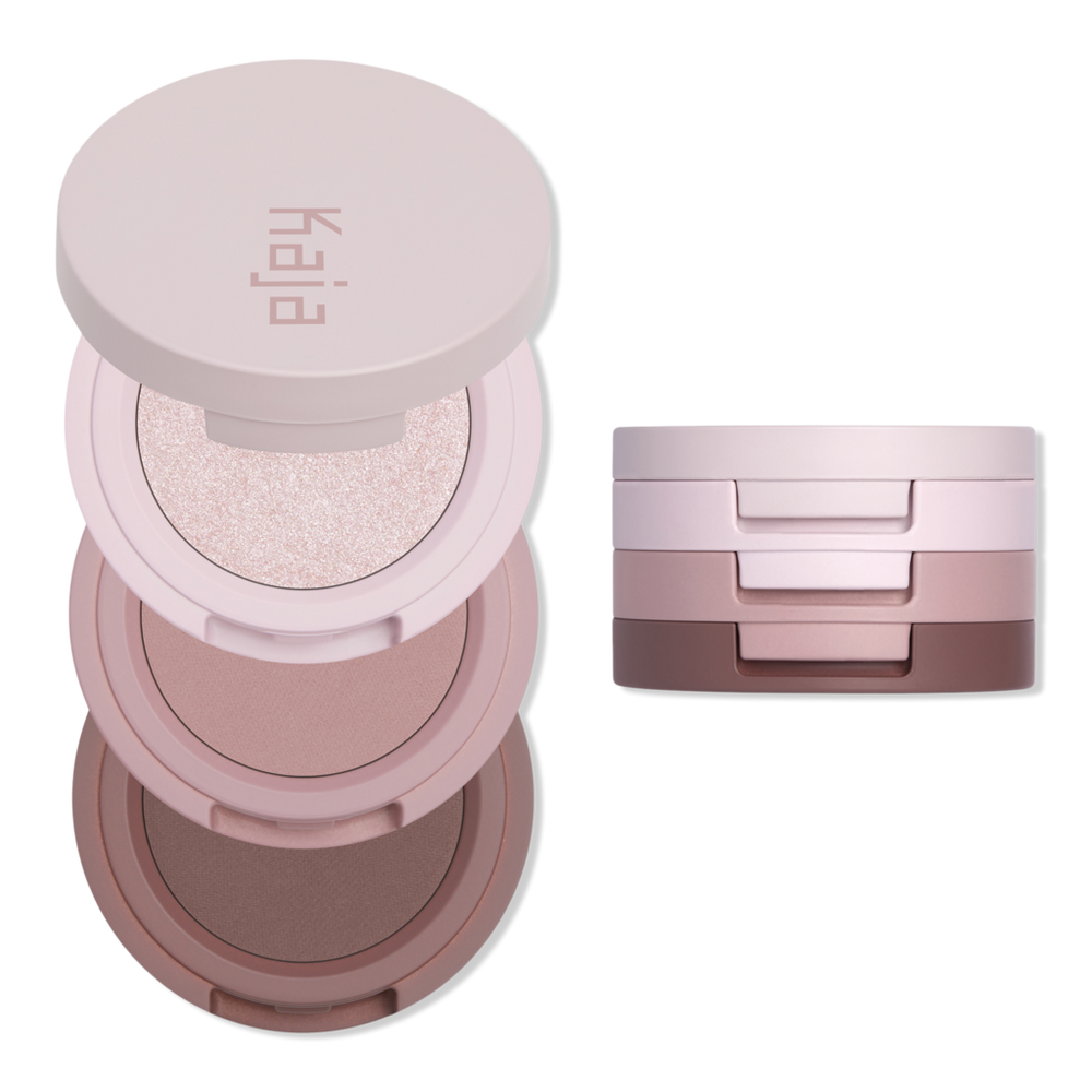 Kaja Beauty Bento Stacked Eyeshadow Trio - Rose Macaron