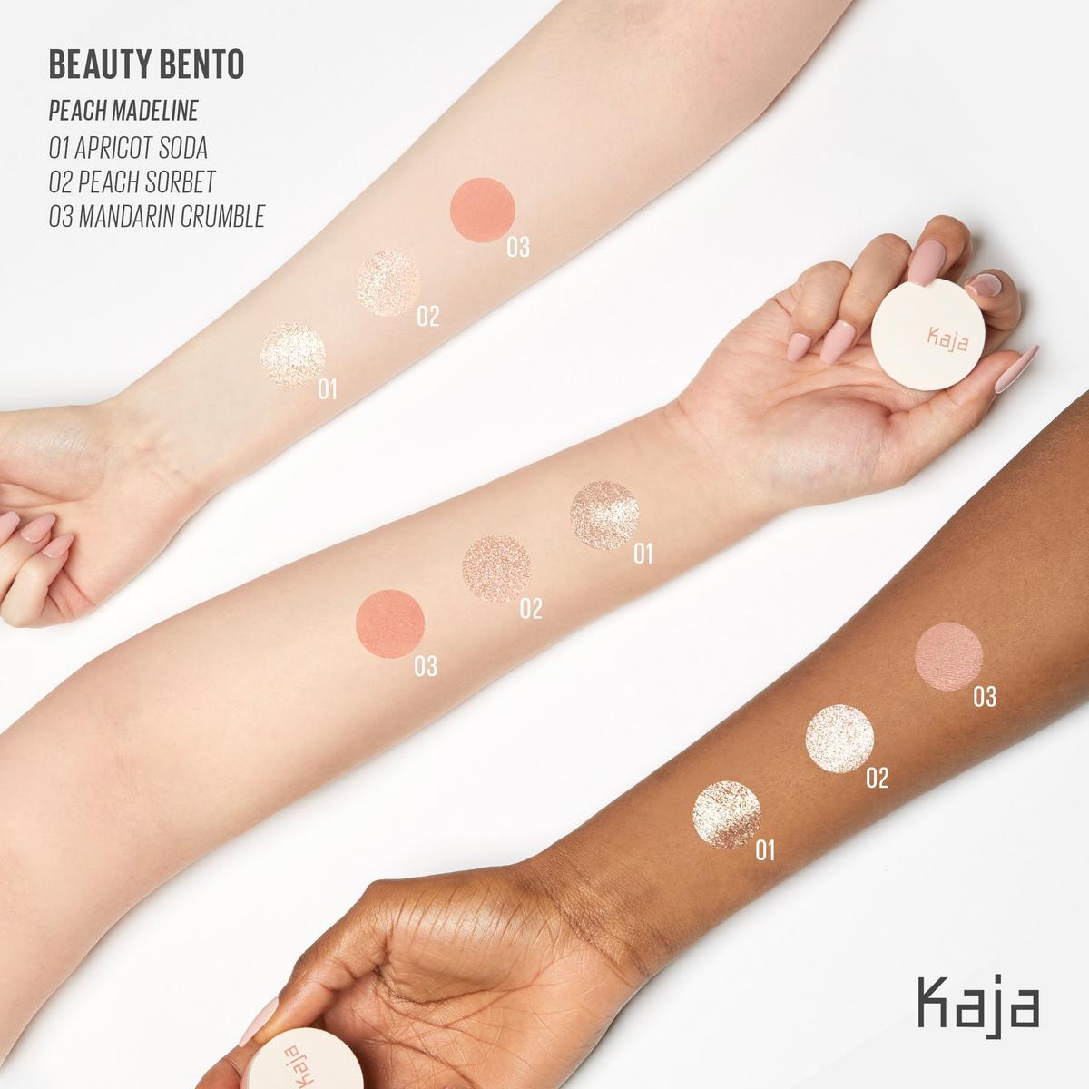 Beauty Bento Stacked Eyeshadow Trio - Peach Madeline