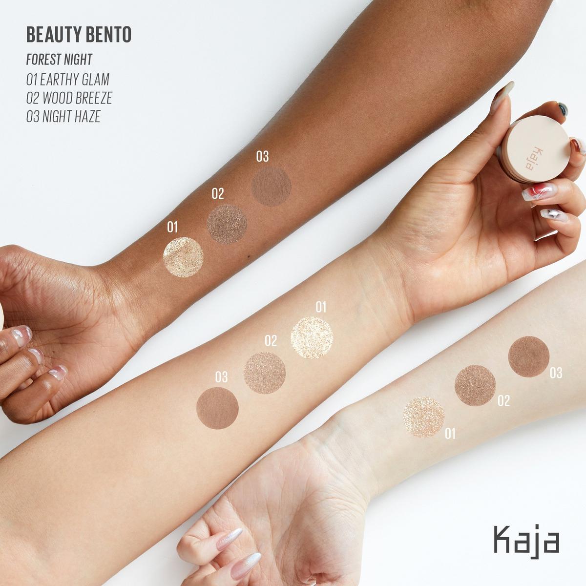 Beauty Bento Stacked Eyeshadow Trio - Forest Night