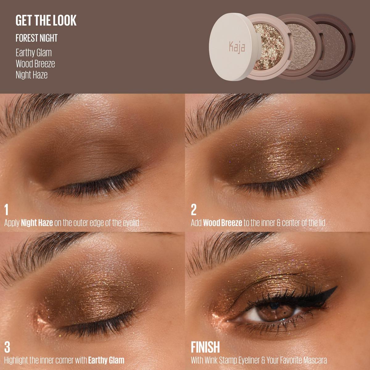 Beauty Bento Stacked Eyeshadow Trio - Forest Night