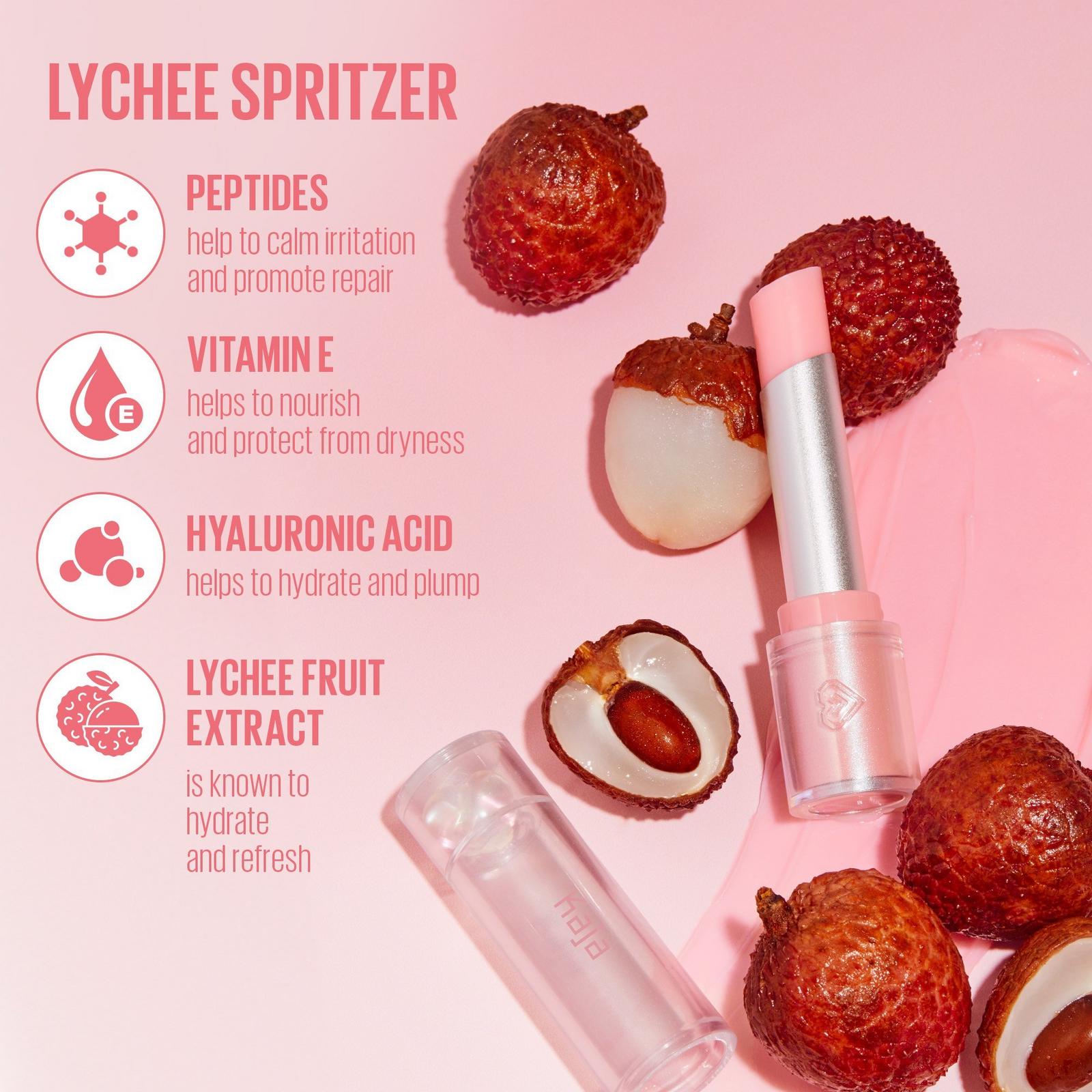 Juicy Glass Instant Hydrating & Plumping Lip Balm - Lychee Spritzer
